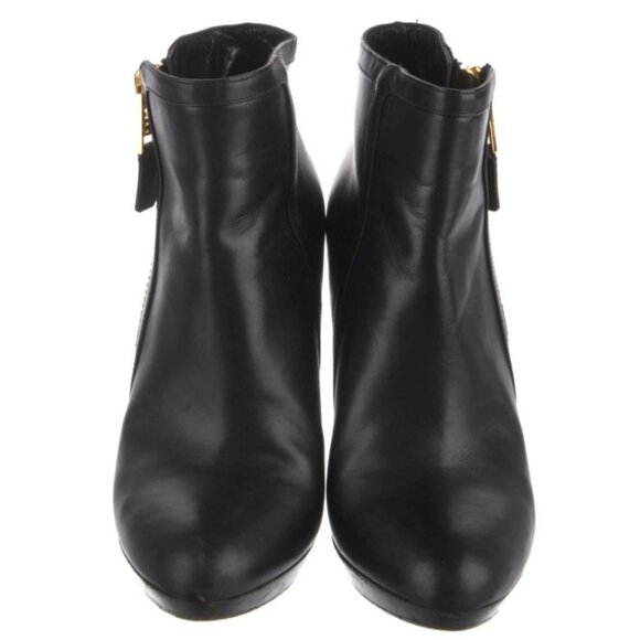 Tom Ford Boots Leather Stiletto Ankle  sz 38 - Picture 6 of 11